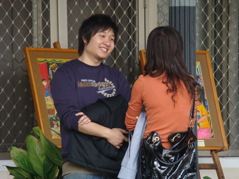 月台交談旅客2009台中火車站台灣鐵路旅遊攝影