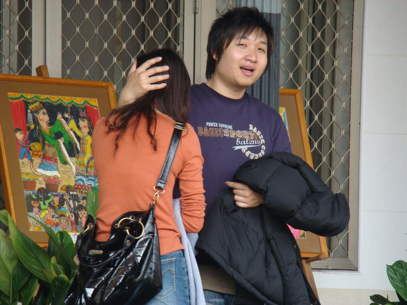 月台交談旅客2009台中火車站台灣鐵路旅遊攝影