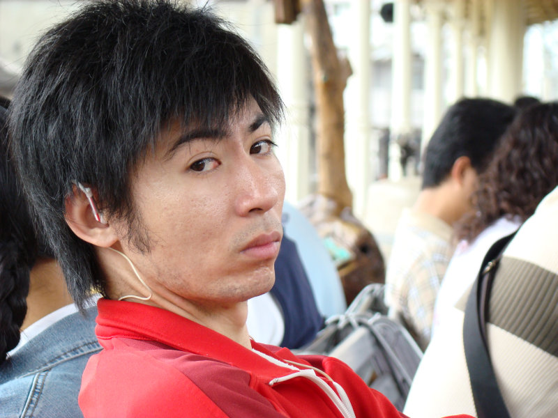 月台旅客特寫2007台中火車站台灣鐵路旅遊攝影