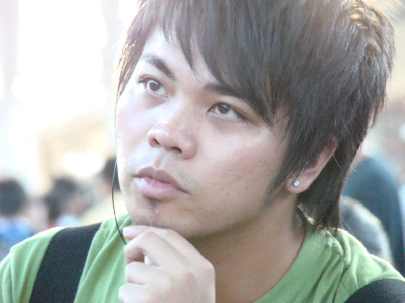 月台旅客特寫2007台中火車站台灣鐵路旅遊攝影