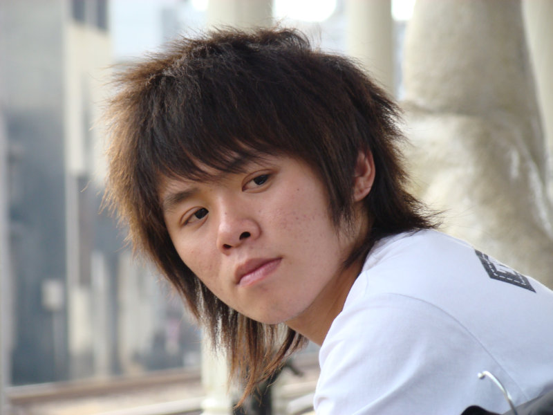 月台旅客特寫2008台中火車站台灣鐵路旅遊攝影