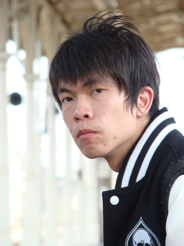 月台旅客特寫2008台中火車站台灣鐵路旅遊攝影