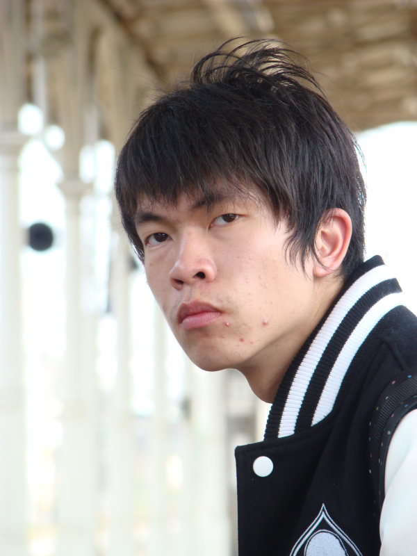 月台旅客特寫2008台中火車站台灣鐵路旅遊攝影