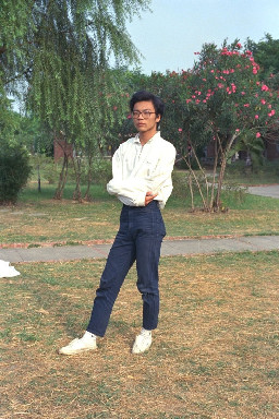 90年代台中市網路學會男生帥哥攝影寫真老照片