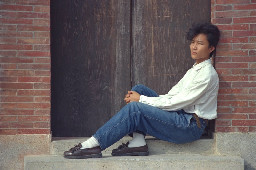 90年代台中市網路學會男生帥哥攝影寫真老照片