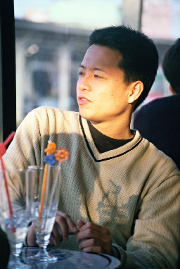 夕陽下的對話咖啡廳攝影拍照2000年至2003年橘園經營時期台中20號倉庫藝術特區藝術村
