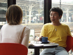 聊天表情(1)2002-03-31咖啡廳攝影拍照2000年至2003年橘園經營時期台中20號倉庫藝術特區藝術村