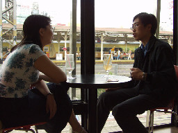 聊天表情2002-10-06咖啡廳攝影拍照2000年至2003年橘園經營時期台中20號倉庫藝術特區藝術村