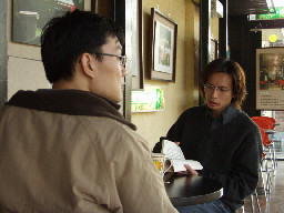 聊天表情2003-01-17咖啡廳攝影拍照2000年至2003年橘園經營時期台中20號倉庫藝術特區藝術村
