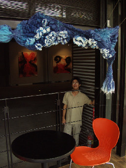 藝術家的對話-許淑暖2002-10-13咖啡廳攝影拍照2000年至2003年橘園經營時期台中20號倉庫藝術特區藝術村