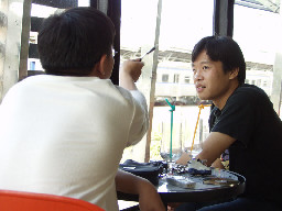鐵道聊天表情2002-11-23咖啡廳攝影拍照2000年至2003年橘園經營時期台中20號倉庫藝術特區藝術村