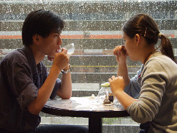 雨天的對話2002-03-30咖啡廳攝影拍照2000年至2003年橘園經營時期台中20號倉庫藝術特區藝術村