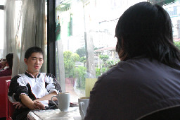 聊天表情2005-11-19咖啡廳攝影拍照2003年至2006年加崙工作室(大開劇團)時期台中20號倉庫藝術特區藝術村