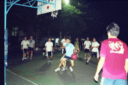 台中教育大學夜間籃球底片影像
