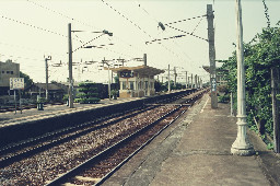 台中港火車站底片影像