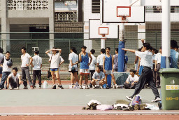 台中一中籃球賽台灣體育運動大學運動攝影