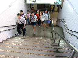 月台旅客2007台中火車站台灣鐵路旅遊攝影