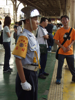 台中高工高中儀隊表演台中火車站台灣鐵路旅遊攝影