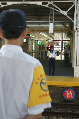 宜寧中學高中儀隊表演台中火車站台灣鐵路旅遊攝影