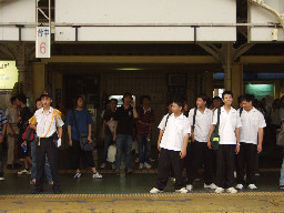 文華高中高中儀隊表演台中火車站台灣鐵路旅遊攝影