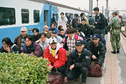 成功嶺大專集訓寒訓台中縣王田成功火車站山線鐵路台灣鐵路旅遊攝影