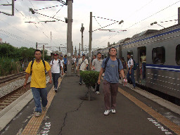 旅客速寫台中縣王田成功火車站山線鐵路台灣鐵路旅遊攝影