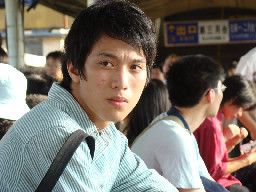 月台旅客2008年彰化火車站台灣鐵路旅遊攝影