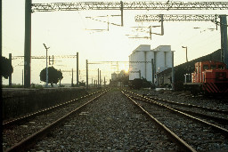 建築攝影記錄2000年追分火車站台灣鐵路旅遊攝影