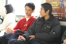 交談的旅客2005電車-區間車台灣鐵路旅遊攝影