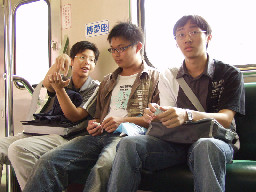 交談的旅客2006電車-區間車台灣鐵路旅遊攝影