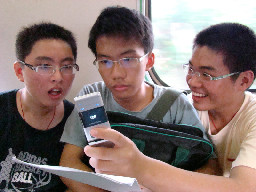 交談的旅客2007電車-區間車台灣鐵路旅遊攝影