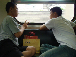 交談的旅客2009電車-區間車台灣鐵路旅遊攝影