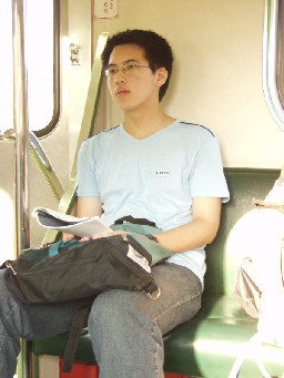 旅客特寫2002電車-區間車台灣鐵路旅遊攝影