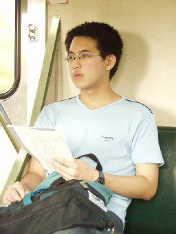 旅客特寫2002電車-區間車台灣鐵路旅遊攝影