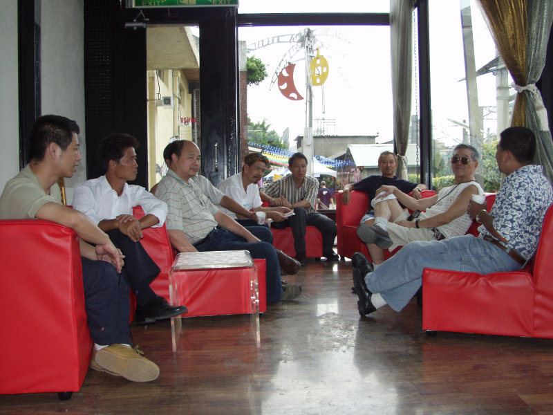 台中20號倉庫藝術村2003年至2006年加崙工作室(大開劇團)時期咖啡廳人物速寫對話人物系列單張