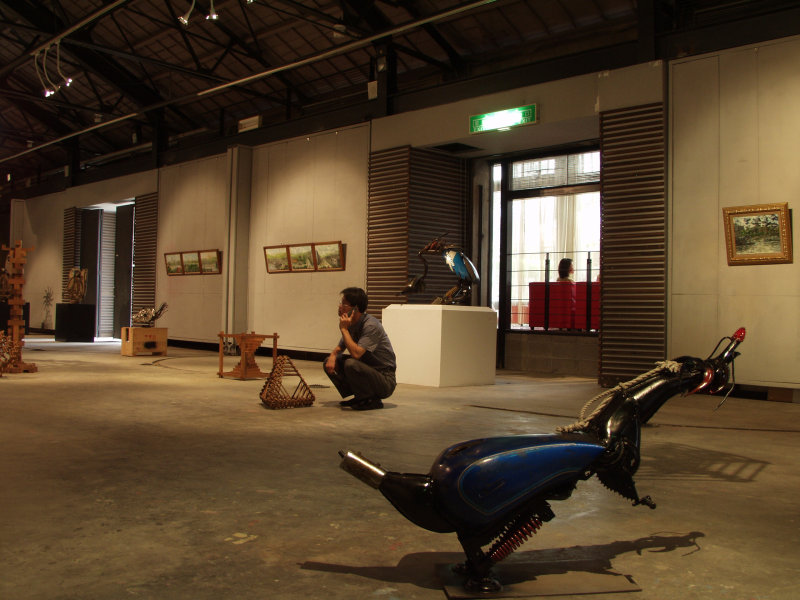 台中20號倉庫藝術村2003年至2006年加崙工作室(大開劇團)時期展覽活動主展場景觀200307all