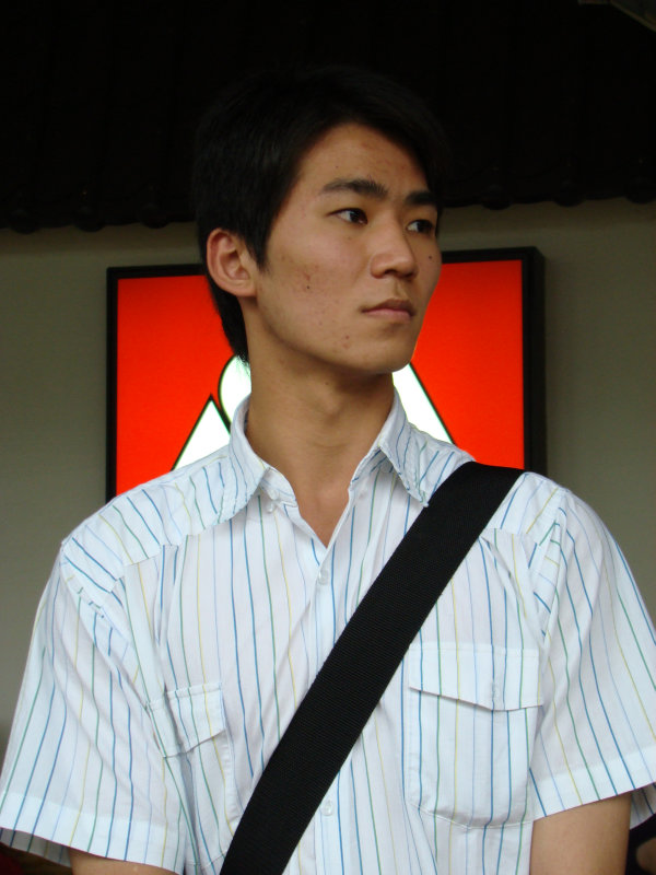 鐵道人文台中火車站月台旅客特寫2007