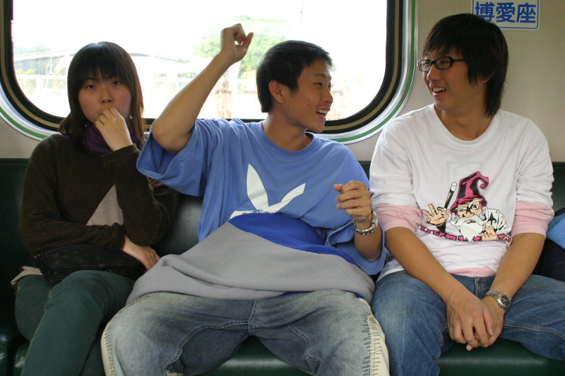 鐵道人文電車-區間車對話的旅客秀2005-02-06