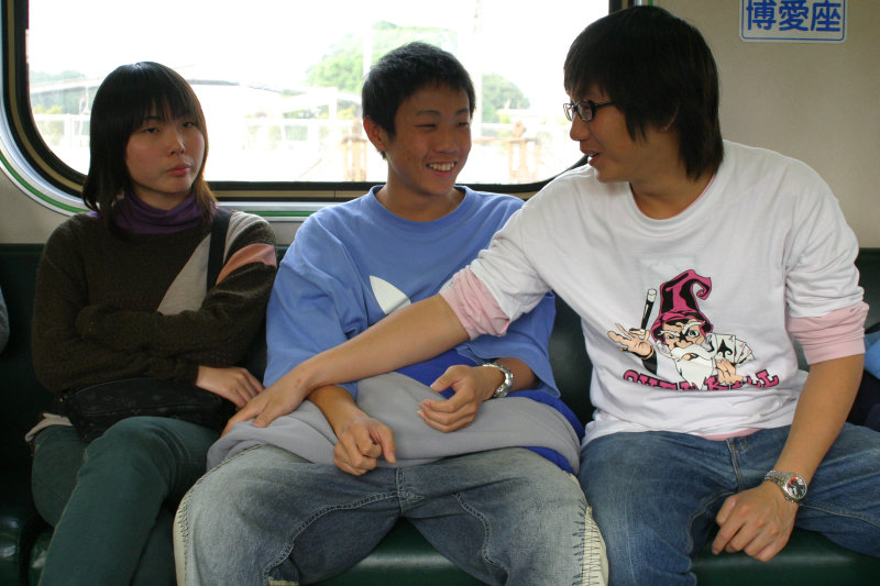 鐵道人文電車-區間車對話的旅客秀2005-02-06