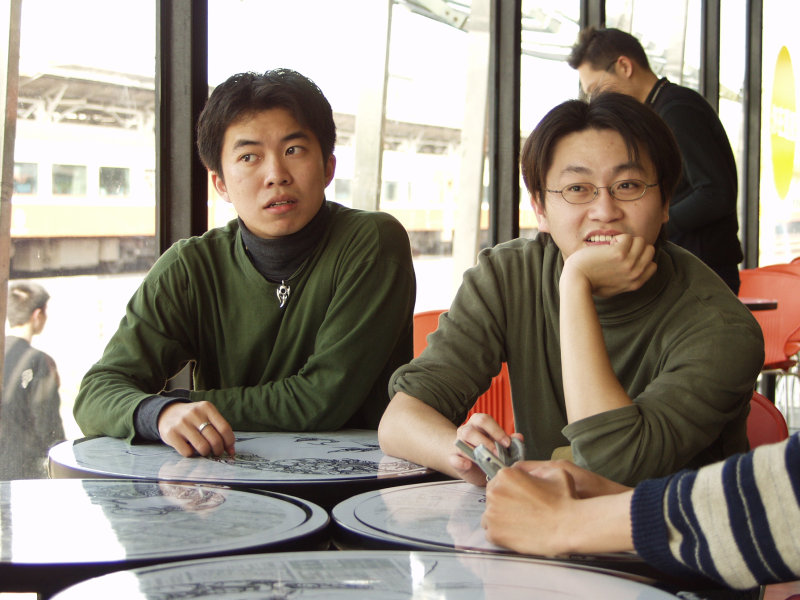 台中20號倉庫藝術特區藝術村2000年至2003年橘園經營時期咖啡廳攝影拍照聊天表情系列單張數位版本攝影照片16