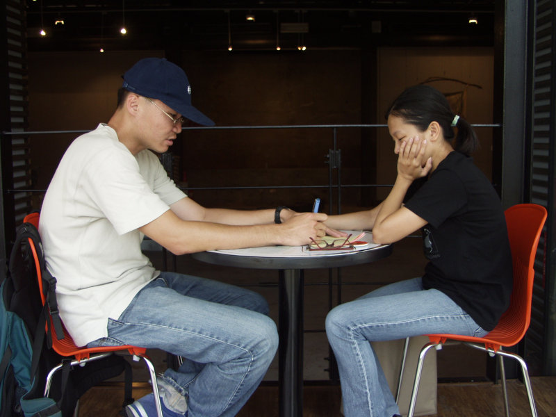 台中20號倉庫藝術特區藝術村2000年至2003年橘園經營時期咖啡廳攝影拍照聊天表情系列單張數位版本攝影照片49