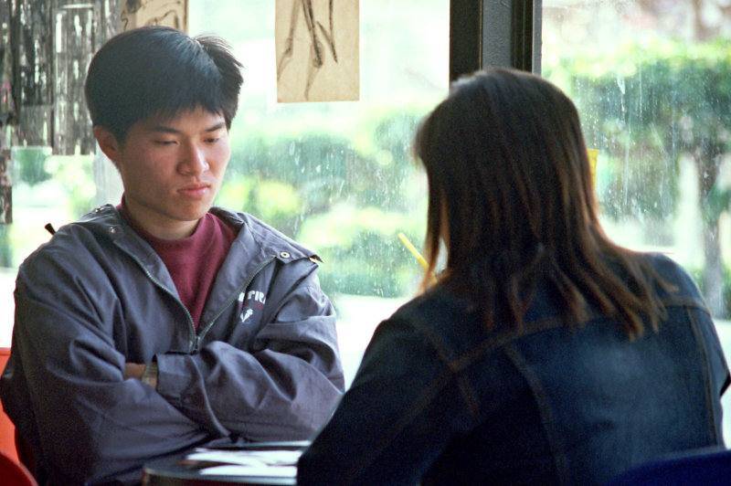台中20號倉庫藝術特區藝術村2000年至2003年橘園經營時期咖啡廳攝影拍照聊天表情表情系列(2000-2001年)攝影照片4