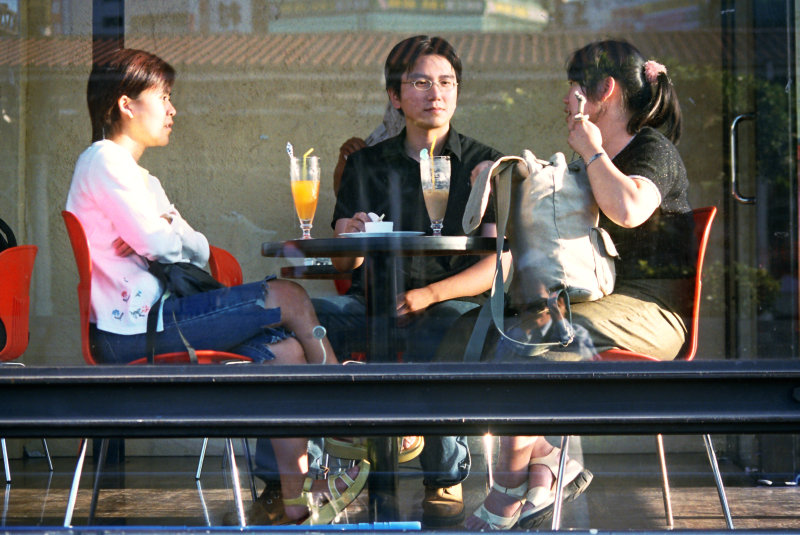 台中20號倉庫藝術特區藝術村2000年至2003年橘園經營時期咖啡廳攝影拍照聊天表情表情系列(2000-2001年)攝影照片8