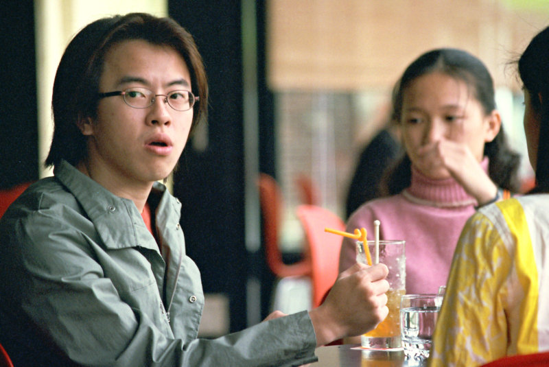 台中20號倉庫藝術特區藝術村2000年至2003年橘園經營時期咖啡廳攝影拍照聊天表情表情系列(2000-2001年)攝影照片27