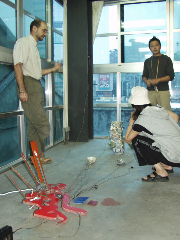 台中20號倉庫藝術特區藝術村2000年至2003年橘園經營時期瞭望塔的內部攝影照片3