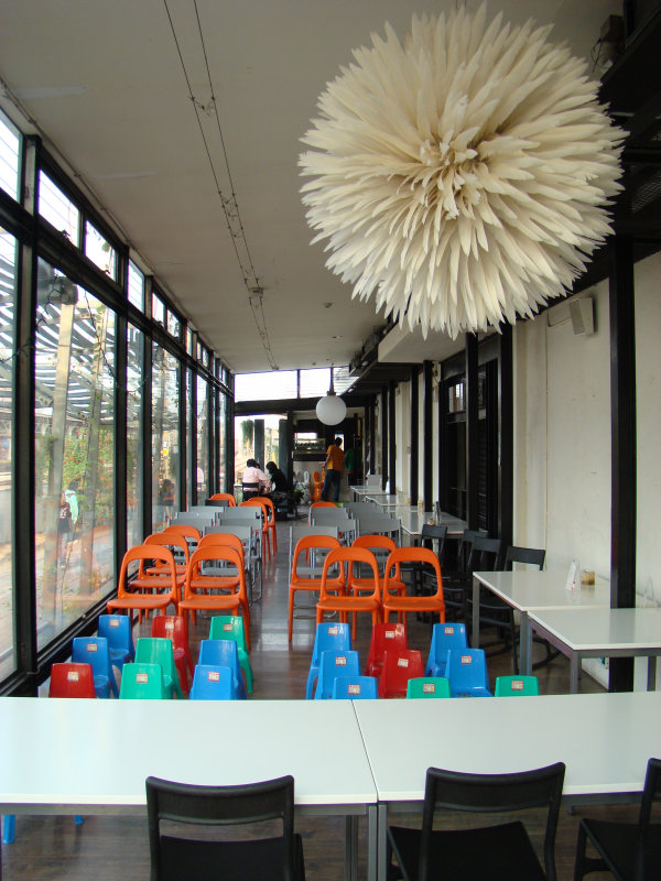 台中20號倉庫藝術特區藝術村2006-2009年橘園經營時期白天的咖啡館藝廊攝影照片12
