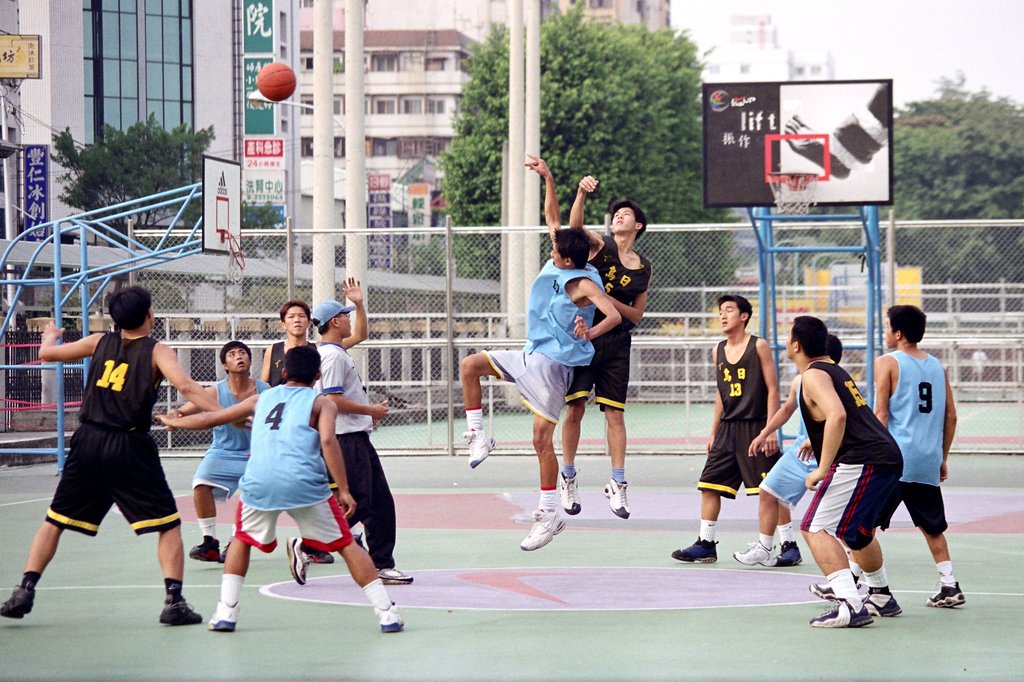 底片影像台中田徑場2000年奇利盃籃球邀請賽攝影照片5