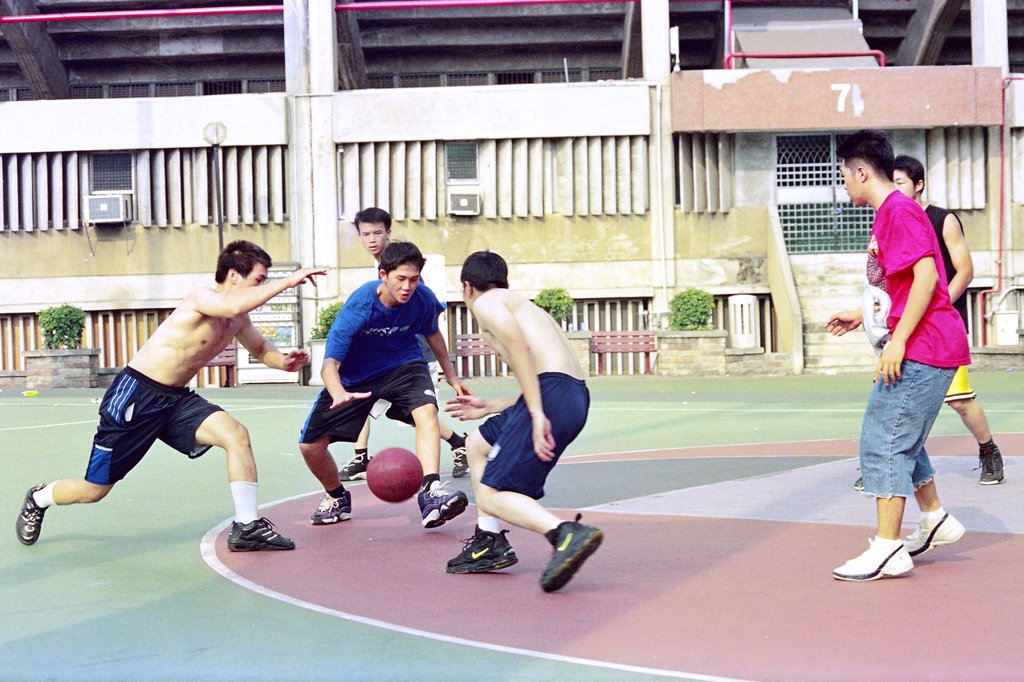 底片影像台中田徑場戶外夏日籃球系列攝影照片30