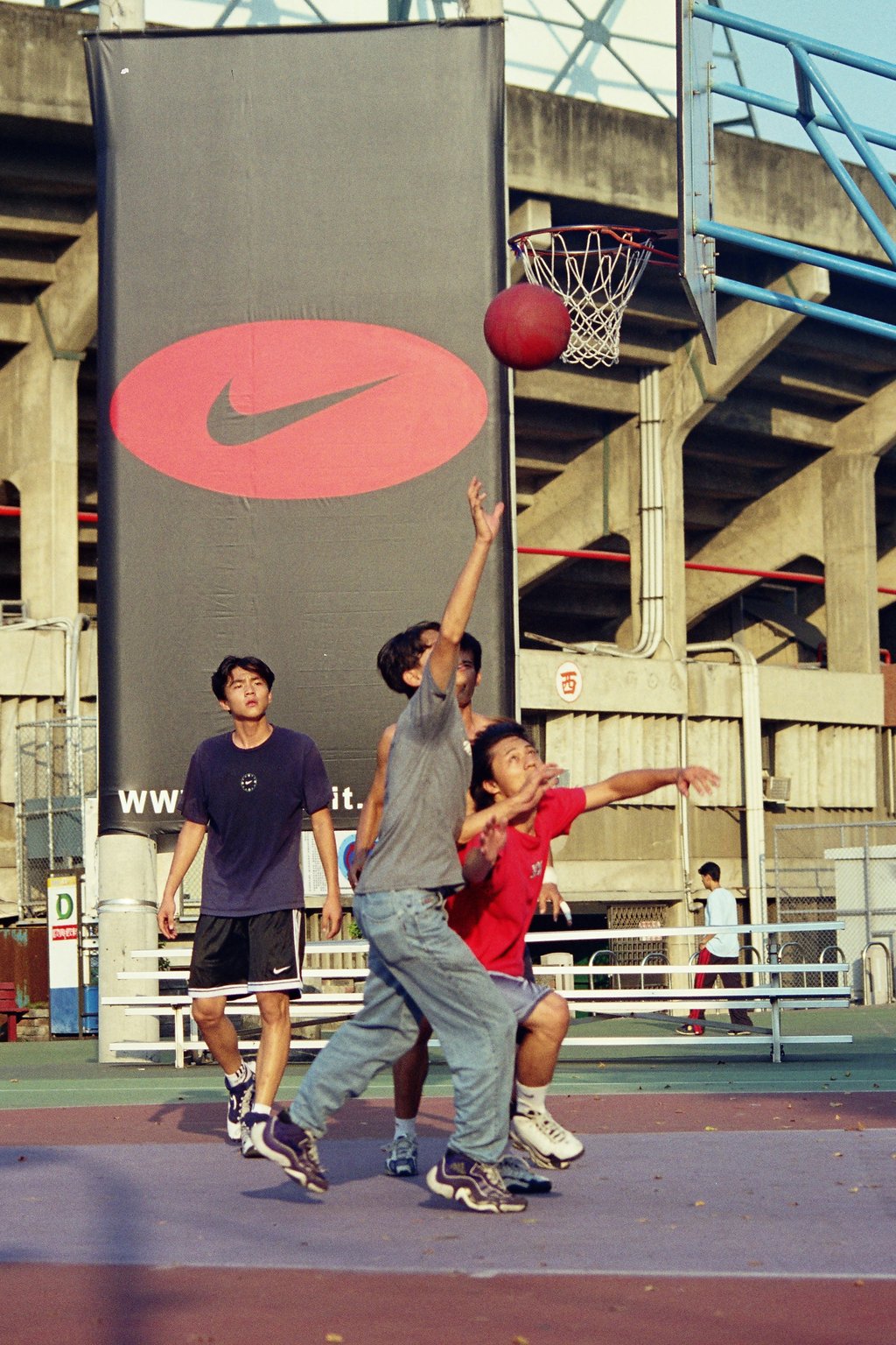 底片影像台中田徑場戶外夏日籃球系列攝影照片64