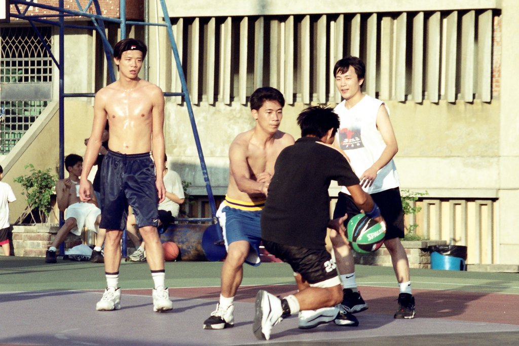 底片影像台中田徑場戶外夏日籃球系列攝影照片84